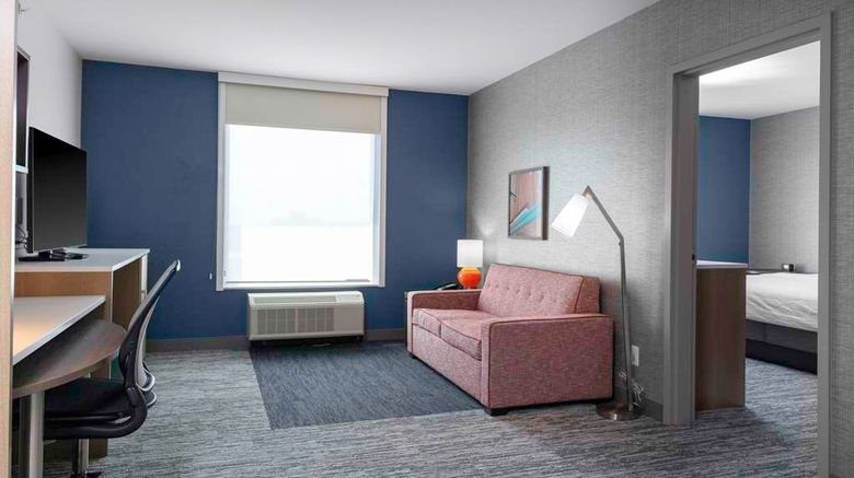 <b>Home2 Suites Northville Detroit Room</b>. Images powered by <a href="https://iceportal.shijigroup.com/" title="IcePortal" target="_blank">IcePortal</a>.