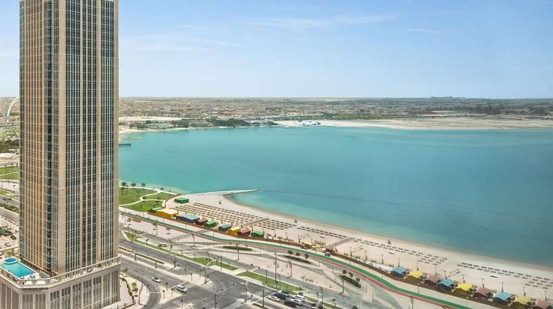 Wyndham Grand Doha West Bay Beach Exterior. Images powered by <a href="https://iceportal.shijigroup.com" target="_blank" rel="noopener">Ice Portal</a>.