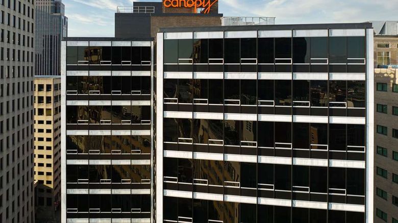 Canopy by Hilton New Orleans Downtown Exterior. Images powered by <a href="https://iceportal.shijigroup.com" target="_blank" rel="noopener">Ice Portal</a>.