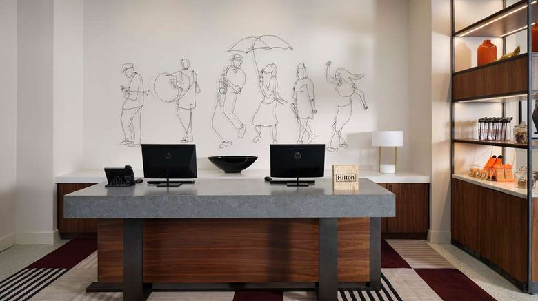 <b>Canopy by Hilton New Orleans Downtown Lobby</b>. Images powered by <a href="https://iceportal.shijigroup.com/" title="IcePortal" target="_blank">IcePortal</a>.