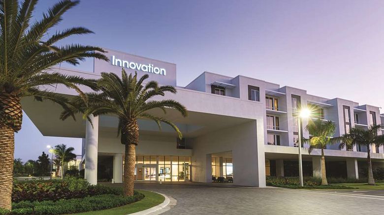 Innovation Hotel Exterior. Images powered by <a href="https://iceportal.shijigroup.com" target="_blank" rel="noopener">Ice Portal</a>.