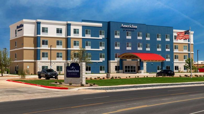AmericInn by Wyndham San Angelo Exterior. Images powered by <a href="https://iceportal.shijigroup.com" target="_blank" rel="noopener">Ice Portal</a>.