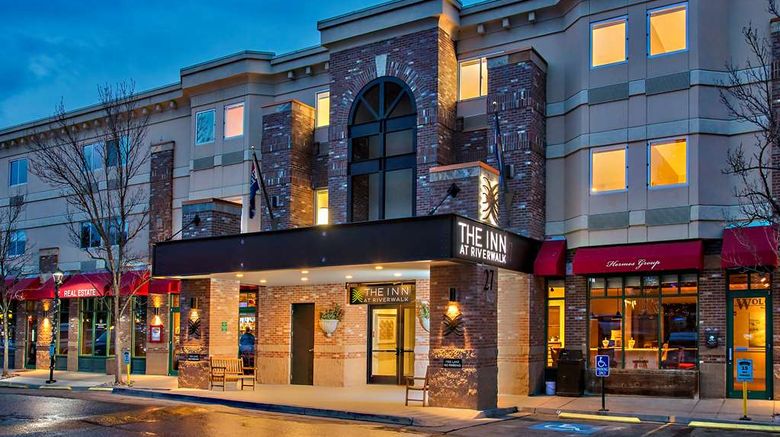 <b>The Inn at Riverwalk Exterior</b>. Images powered by <a href="https://iceportal.shijigroup.com/" title="IcePortal" target="_blank">IcePortal</a>.