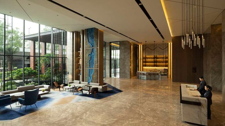 <b>Hyatt Place Bharuch Lobby</b>. Images powered by <a href="https://iceportal.shijigroup.com/" title="IcePortal" target="_blank">IcePortal</a>.
