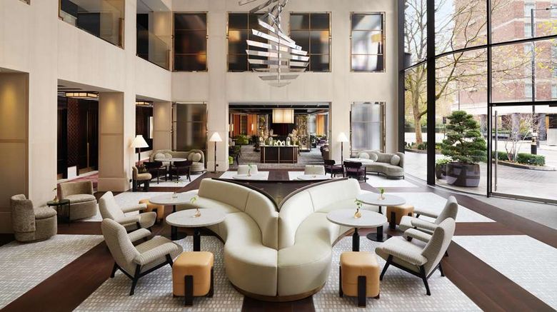 <b>Nobu Hotel London Portman Square Lobby</b>. Images powered by <a href="https://iceportal.shijigroup.com/" title="IcePortal" target="_blank">IcePortal</a>.