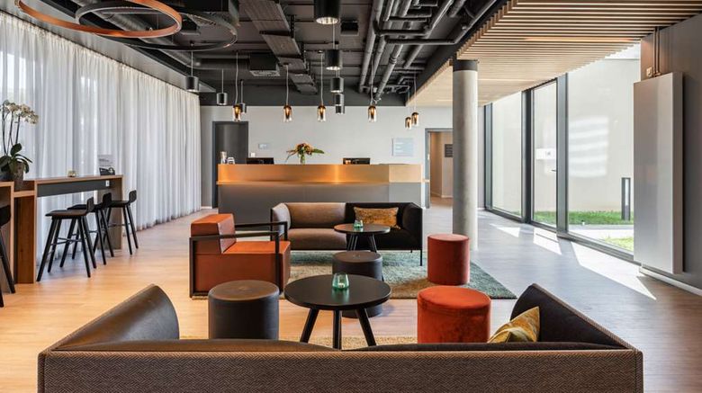 <b>MAXX Hotel Aalen Lobby</b>. Images powered by <a href="https://iceportal.shijigroup.com/" title="IcePortal" target="_blank">IcePortal</a>.