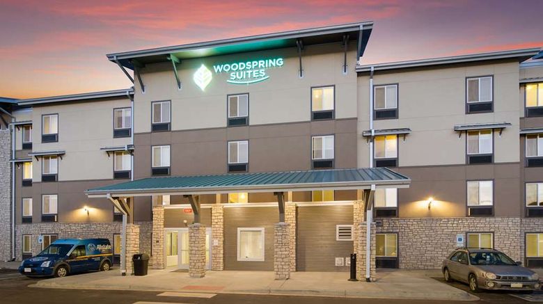 <b>WoodSpring Suites Broomfield-Westminster Exterior</b>. Images powered by <a href="https://iceportal.shijigroup.com/" title="IcePortal" target="_blank">IcePortal</a>.