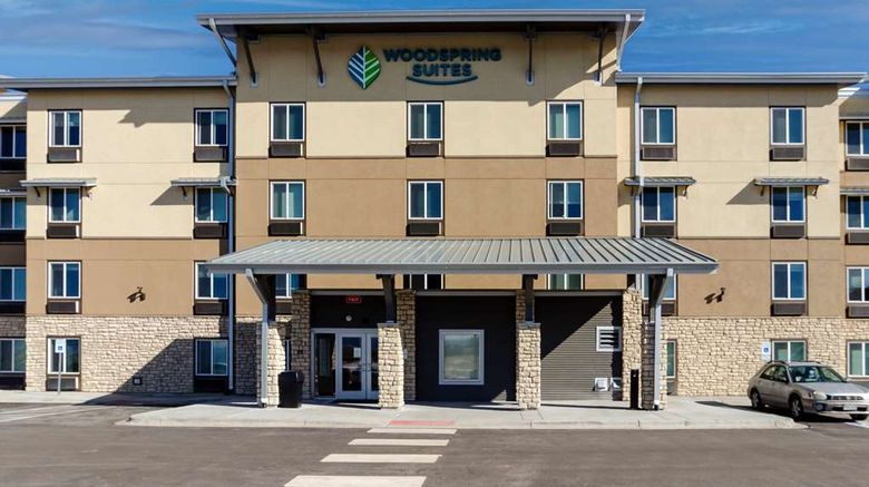 <b>WoodSpring Suites Broomfield-Westminster Exterior</b>. Images powered by <a href="https://iceportal.shijigroup.com/" title="IcePortal" target="_blank">IcePortal</a>.