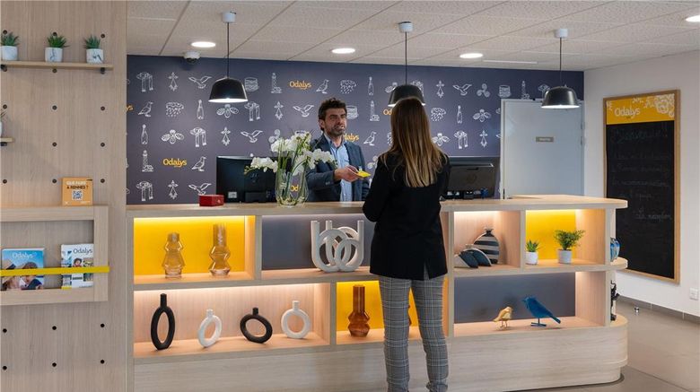 <b>Appart'hotel Odalys Rennes Lorgeril Lobby</b>. Images powered by <a href="https://iceportal.shijigroup.com/" title="IcePortal" target="_blank">IcePortal</a>.