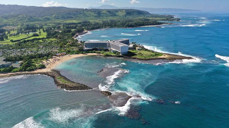 Turtle Bay Resort Exterior. Images powered by <a href=https://www.travelweekly.com/Hotels/Kahuku-HI/