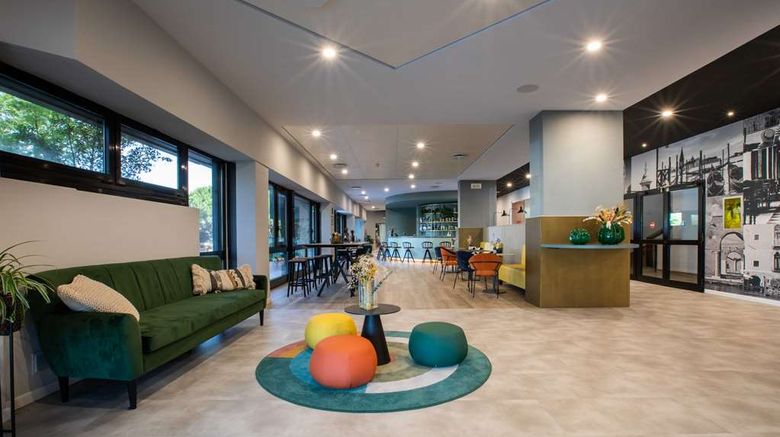 <b>Belstay Venezia Mestre Lobby</b>. Images powered by <a href="https://iceportal.shijigroup.com/" title="IcePortal" target="_blank">IcePortal</a>.