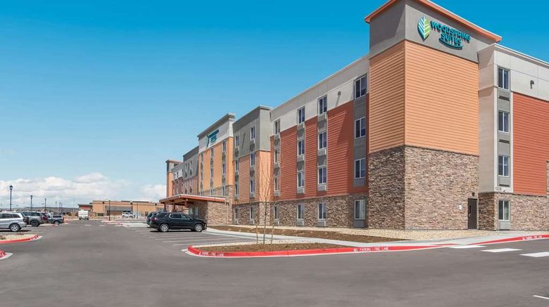<b>WoodSpring Suites Colorado Springs Exterior</b>. Images powered by <a href="https://iceportal.shijigroup.com/" title="IcePortal" target="_blank">IcePortal</a>.