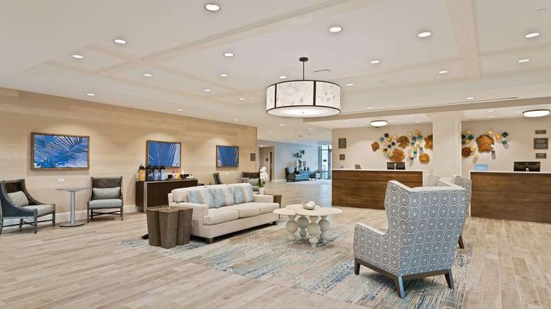 Homewood Suites by Hilton PCB Lobby. Images powered by <a href="https://iceportal.shijigroup.com" target="_blank" rel="noopener">Ice Portal</a>.