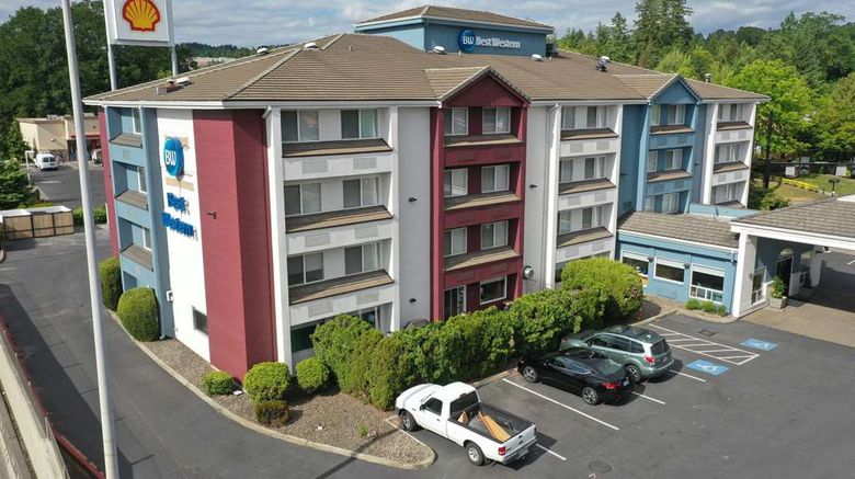 Best Western Lake Oswego Hotel Exterior. Images powered by <a href="https://iceportal.shijigroup.com" target="_blank" rel="noopener">Ice Portal</a>.