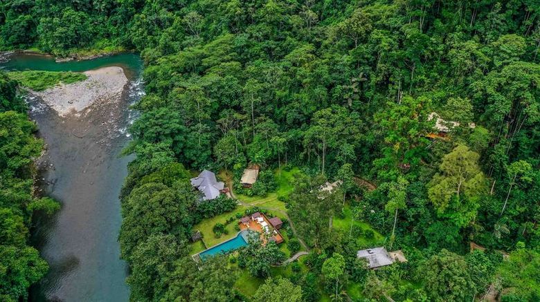 <b>Pacuare Eco Lodge Exterior</b>. Images powered by <a href="https://iceportal.shijigroup.com/" title="IcePortal" target="_blank">IcePortal</a>.
