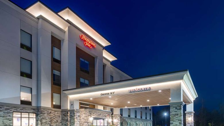 Hampton Inn Monticello Exterior. Images powered by <a href="https://iceportal.shijigroup.com" target="_blank" rel="noopener">Ice Portal</a>.