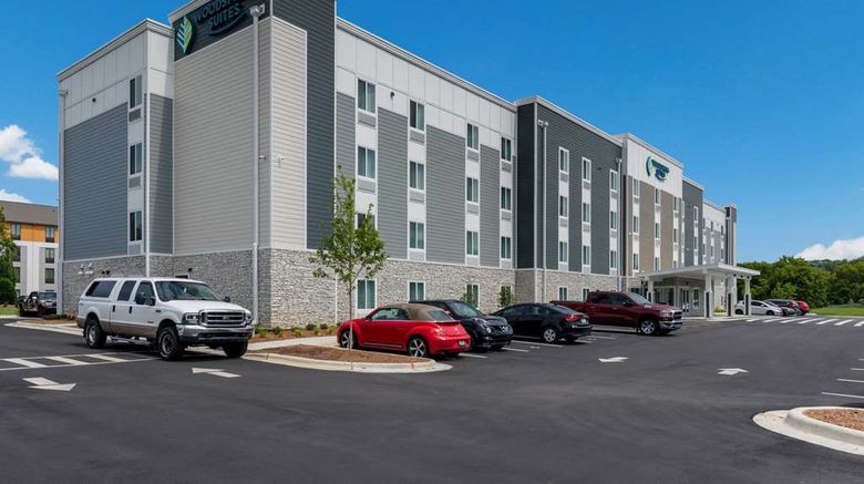 WoodSpring Suites Charlotte Speedway Exterior. Images powered by <a href="https://iceportal.shijigroup.com" target="_blank" rel="noopener">Ice Portal</a>.