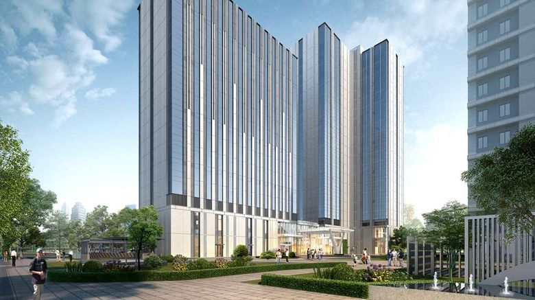 <b>The Shang by Artyzen Qiantan Shanghai Exterior</b>. Images powered by <a href="https://iceportal.shijigroup.com/" title="IcePortal" target="_blank">IcePortal</a>.