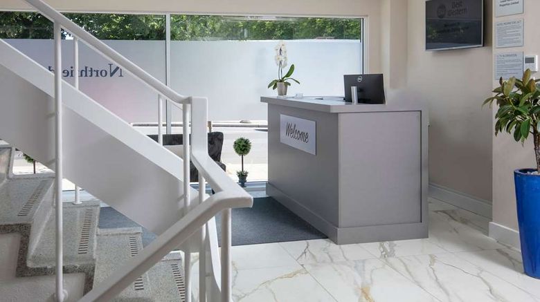 <b>Best Western Northfields Ealing Hotel Lobby</b>. Images powered by <a href="https://iceportal.shijigroup.com/" title="IcePortal" target="_blank">IcePortal</a>.