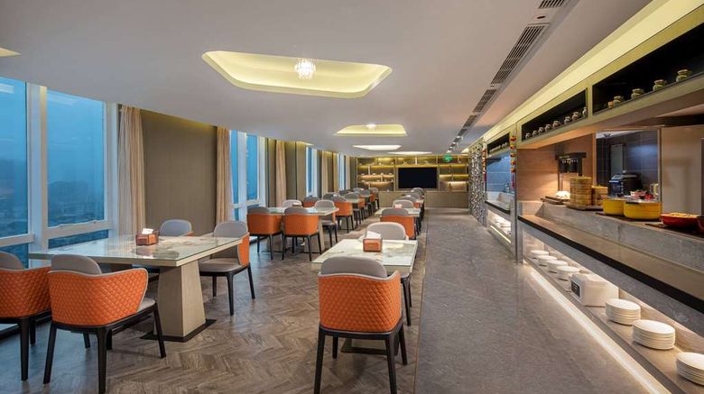 <b>Ramada Encore Guangzhou Jiangnan West Restaurant</b>. Images powered by <a href="https://iceportal.shijigroup.com/" title="IcePortal" target="_blank">IcePortal</a>.
