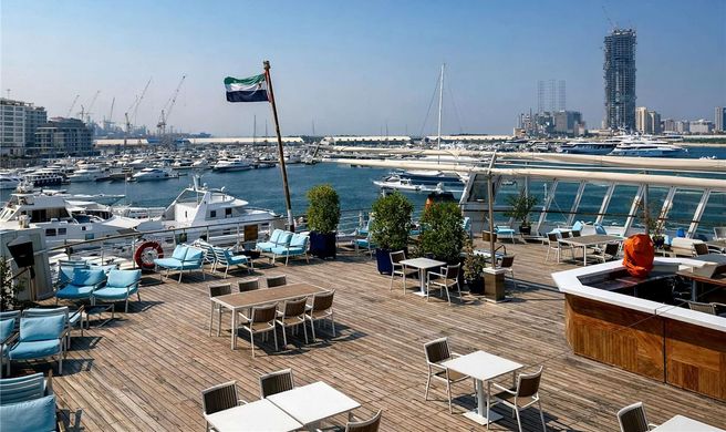 Queen Elizabeth 2 Floating Hotel Exterior
