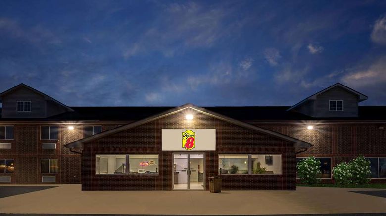 <b>Super 8 by Wyndham Missouri Valley Exterior</b>. Images powered by <a href="https://iceportal.shijigroup.com/" title="IcePortal" target="_blank">IcePortal</a>.
