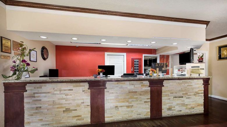 <b>Knights Inn College Station Lobby</b>. Images powered by <a href="https://iceportal.shijigroup.com/" title="IcePortal" target="_blank">IcePortal</a>.