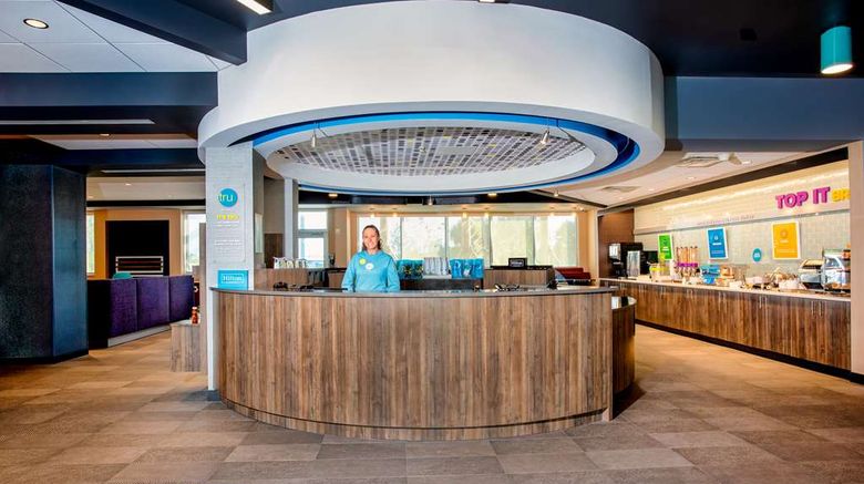 <b>Tru by Hilton Port St Lucie Lobby</b>. Images powered by <a href="https://iceportal.shijigroup.com/" title="IcePortal" target="_blank">IcePortal</a>.