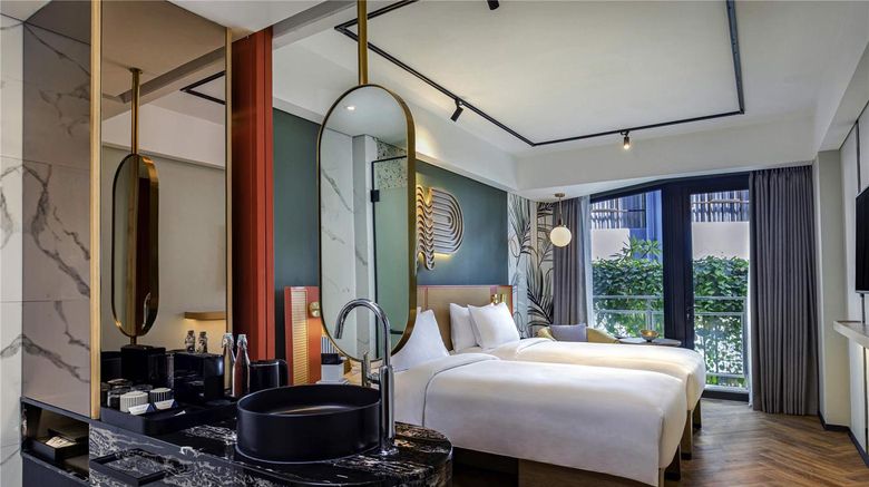 <b>Tribe Bali Kuta Beach Room</b>. Images powered by <a href="https://iceportal.shijigroup.com/" title="IcePortal" target="_blank">IcePortal</a>.