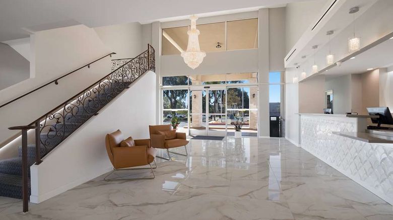 <b>SureStay Plus Hotel Best Western Upland Lobby</b>. Images powered by <a href="https://iceportal.shijigroup.com/" title="IcePortal" target="_blank">IcePortal</a>.