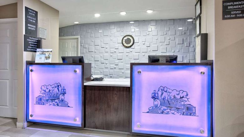 <b>Super 8 by Wyndham Palestine TX Lobby</b>. Images powered by <a href="https://iceportal.shijigroup.com/" title="IcePortal" target="_blank">IcePortal</a>.