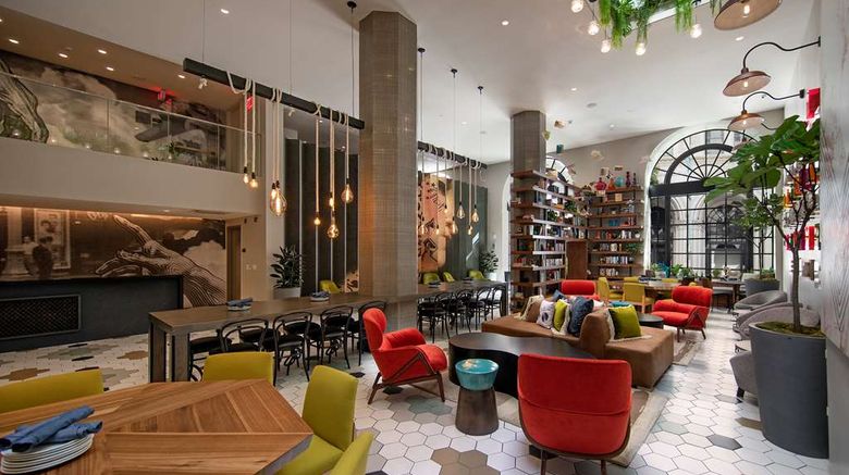 <b>The Wayfarer Downtown LA Lobby</b>. Images powered by <a href="https://iceportal.shijigroup.com/" title="IcePortal" target="_blank">IcePortal</a>.