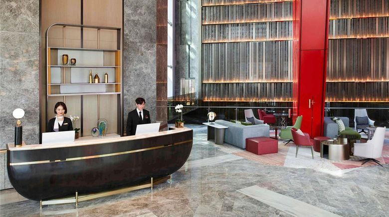 <b>Fairmont Ambassador Seoul Exterior</b>. Images powered by <a href="https://iceportal.shijigroup.com/" title="IcePortal" target="_blank">IcePortal</a>.