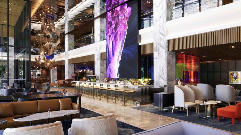 Mondrian Seoul Itaewon Exterior. Images powered by <a href="https://iceportal.shijigroup.com" target="_blank" rel="noopener">Ice Portal</a>.
