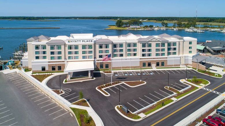 Hyatt Place Kent Narrows and Marina Exterior. Images powered by <a href="https://iceportal.shijigroup.com" target="_blank" rel="noopener">Ice Portal</a>.