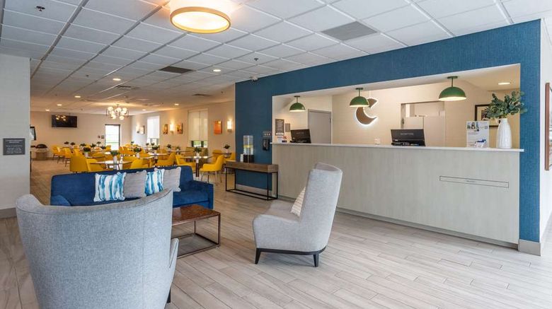 <b>Comfort Inn & Suites Buffalo Airport Lobby</b>. Images powered by <a href="https://iceportal.shijigroup.com/" title="IcePortal" target="_blank">IcePortal</a>.