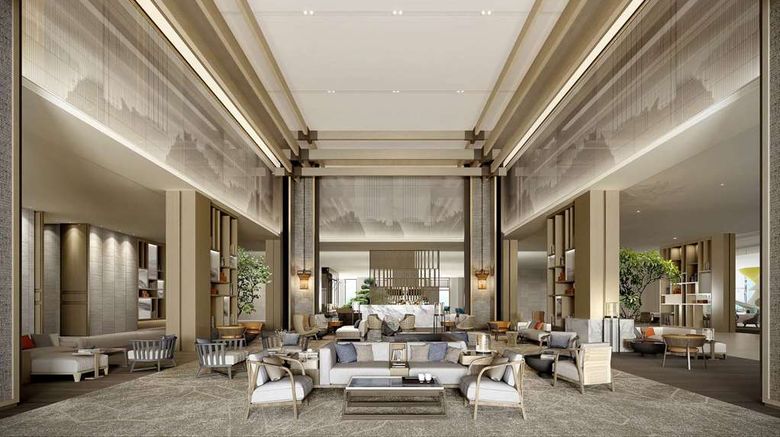 <b>DoubleTree by Hilton Taizhou Shenxianju Lobby</b>. Images powered by <a href="https://iceportal.shijigroup.com/" title="IcePortal" target="_blank">IcePortal</a>.