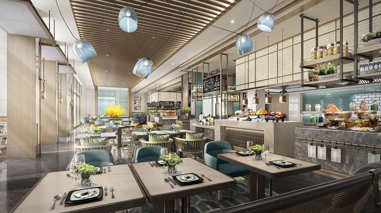 <b>DoubleTree by Hilton Taizhou Shenxianju Restaurant</b>. Images powered by <a href="https://iceportal.shijigroup.com/" title="IcePortal" target="_blank">IcePortal</a>.