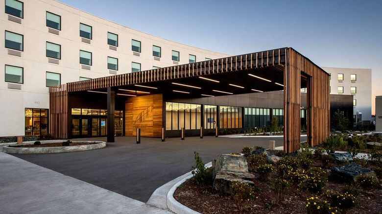 Wyndham Garden Winnipeg Airport Exterior. Images powered by <a href="https://iceportal.shijigroup.com" target="_blank" rel="noopener">Ice Portal</a>.