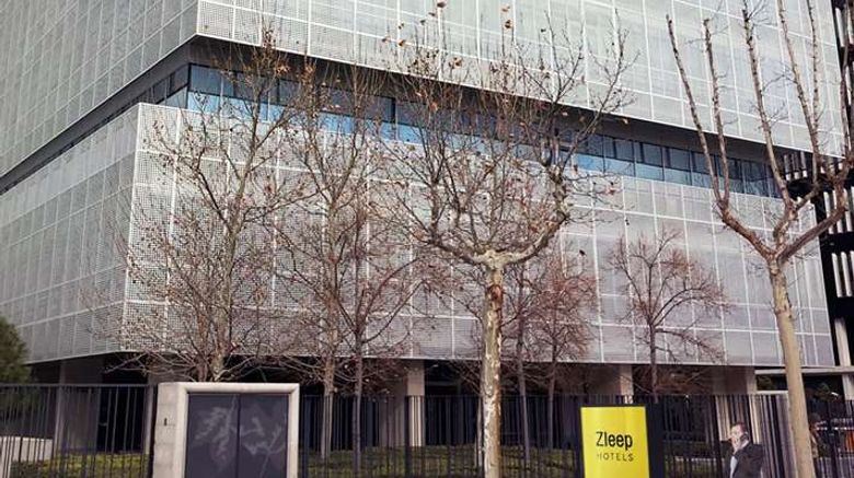Zleep Hotel Madrid Airport Exterior. Images powered by <a href="https://iceportal.shijigroup.com" target="_blank" rel="noopener">Ice Portal</a>.