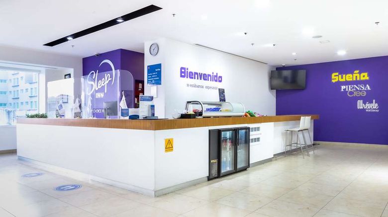 <b>Sleep Inn Leon Antares Lobby</b>. Images powered by <a href="https://iceportal.shijigroup.com/" title="IcePortal" target="_blank">IcePortal</a>.