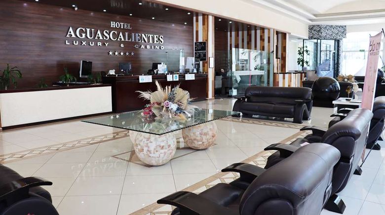 <b>Wyndham Garden Aguascalientes Lobby</b>. Images powered by <a href="https://iceportal.shijigroup.com/" title="IcePortal" target="_blank">IcePortal</a>.