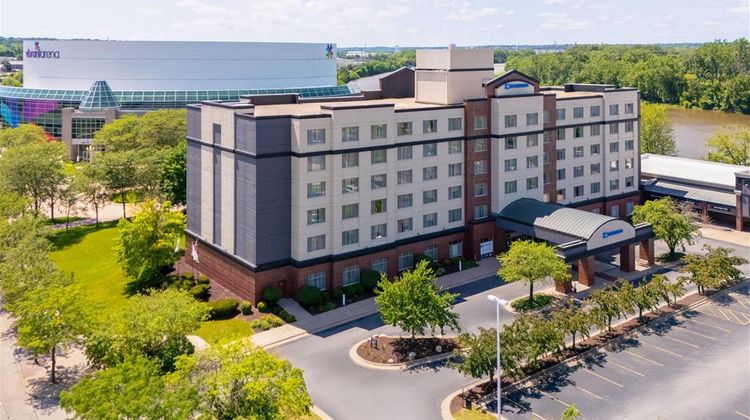 Wyndham Moline on John Deere Commons Exterior