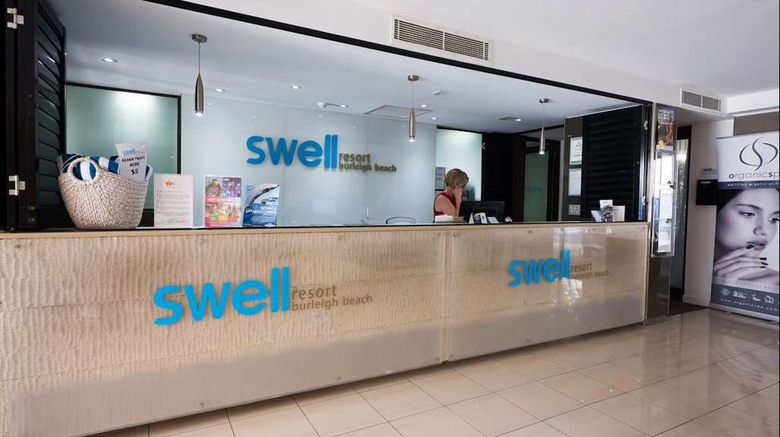 <b>Swell Resort Burleigh Beach Lobby</b>. Images powered by <a href="https://iceportal.shijigroup.com/" title="IcePortal" target="_blank">IcePortal</a>.