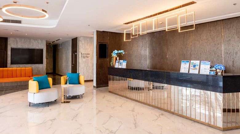 <b>Best Western Nada Don Mueang Airport Lobby</b>. Images powered by <a href="https://iceportal.shijigroup.com/" title="IcePortal" target="_blank">IcePortal</a>.