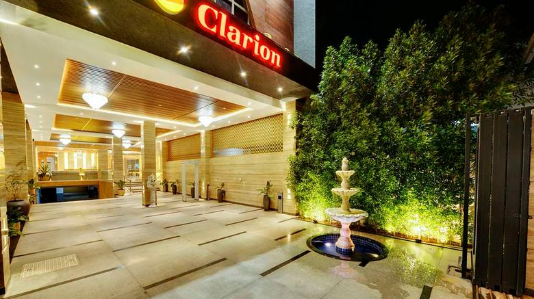<b>Clarion Hotel Bangalore Exterior</b>. Images powered by <a href="https://iceportal.shijigroup.com/" title="IcePortal" target="_blank">IcePortal</a>.