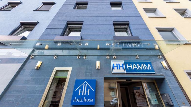 Hotel Hamm Exterior. Images powered by <a href="https://iceportal.shijigroup.com" target="_blank" rel="noopener">Ice Portal</a>.