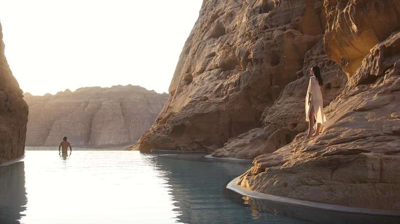 <b>Banyan Tree AlUla Pool</b>. Images powered by <a href="https://iceportal.shijigroup.com/" title="IcePortal" target="_blank">IcePortal</a>.