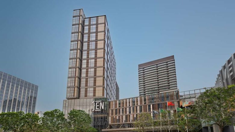 <b>JEN Shenzhen Qianhai Exterior</b>. Images powered by <a href="https://iceportal.shijigroup.com/" title="IcePortal" target="_blank">IcePortal</a>.