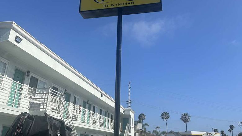 <b>Super 8 by Wyndham Oceanside Downtown Exterior</b>. Images powered by <a href="https://iceportal.shijigroup.com/" title="IcePortal" target="_blank">IcePortal</a>.